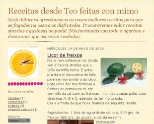 Unha das receitas do blog