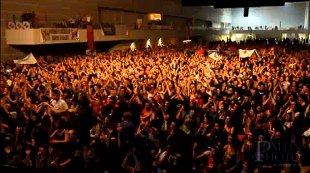 Ambiente do concerto, nun dos vídeos da actuación de Lamatumbá