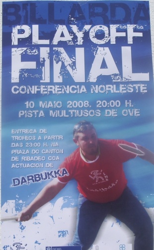 O cartel dos play-off da Mariña