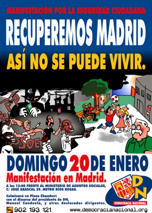 Cartaz da manifestación