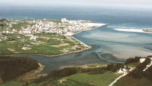 Vista aérea da vila de Foz / Concello de Foz