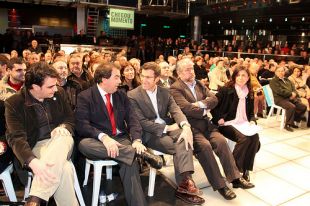 Negreira con Feijoo, a pasada semana nun mitin do PPdeG en Ordes