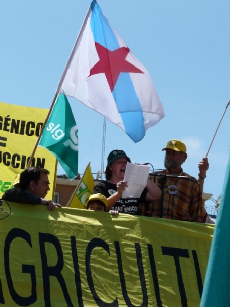 Marcha contra os transxénicos